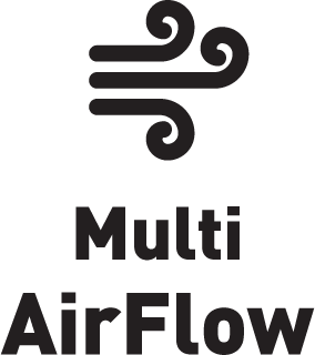 MultiAirFlow - stará sa o aktívnu cirkuláciu vzduchu, rovnomerné rozloženie studeného vzduchu a udržanie optimálnej klímy. Potraviny v chladničke tak môžete umiestniť kamkoľvek.